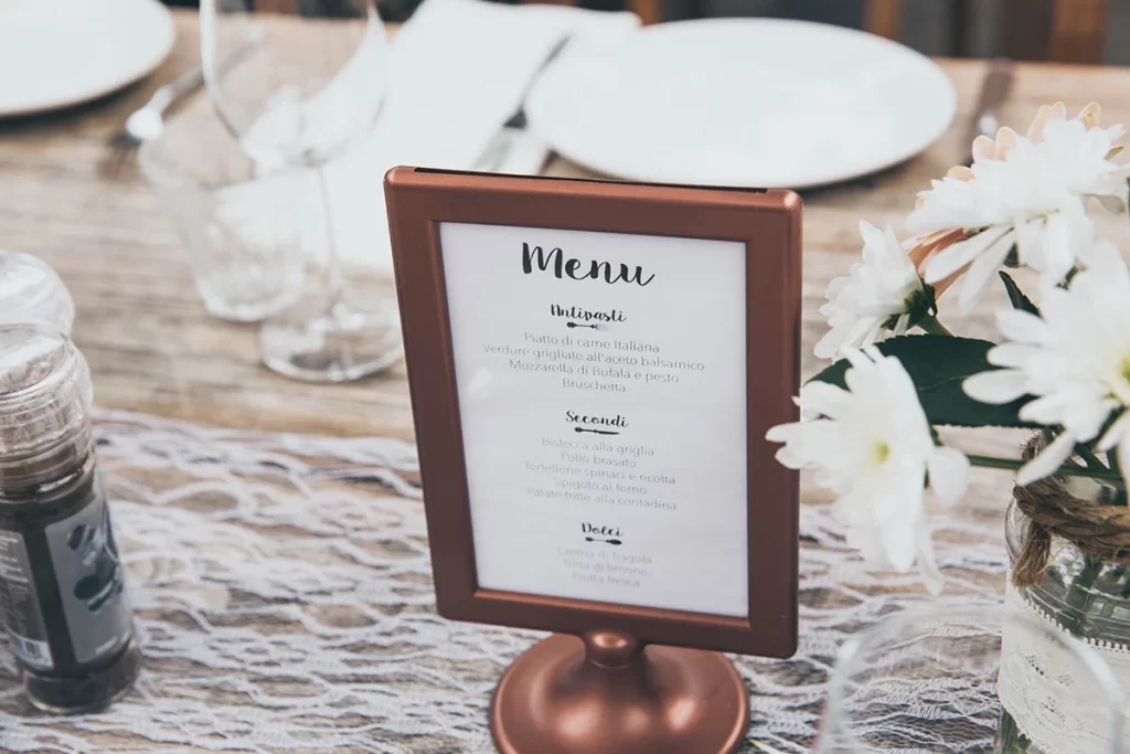 ¿Te deleitas en el menu y no en la comida?